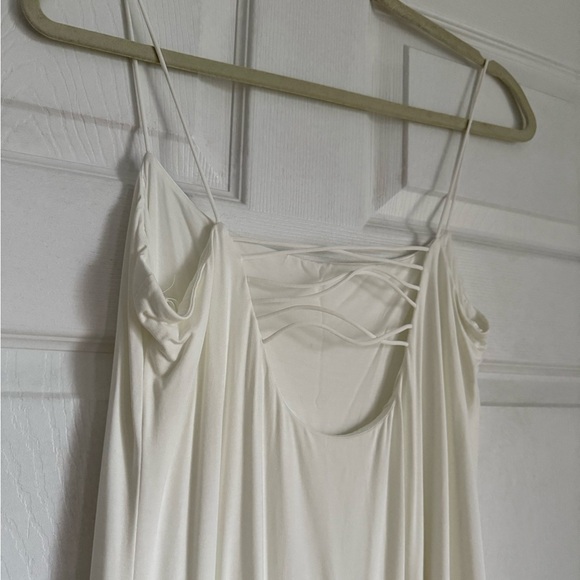 Good American white Good Touch 90s lace back midi dress - size 5 (XL) NWOT - Picture 6 of 6